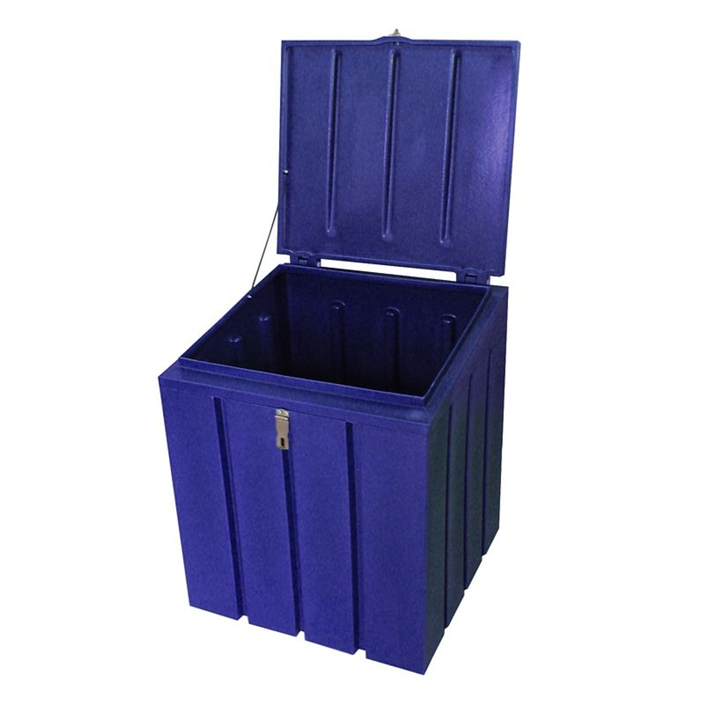 Lockable Storage Feed Bin Royal Blue