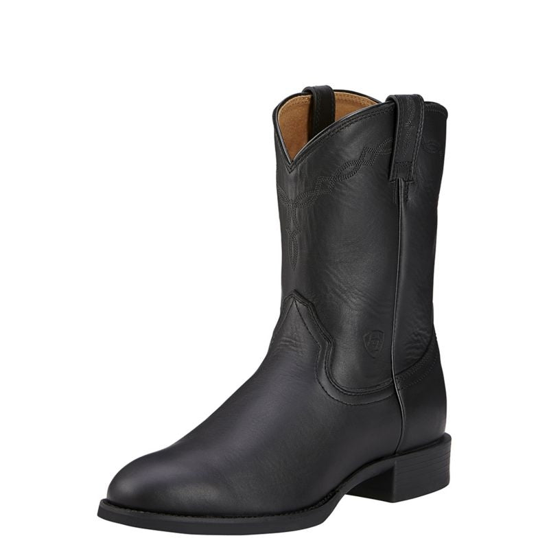 Ariat Mens Heritage Roper - Black