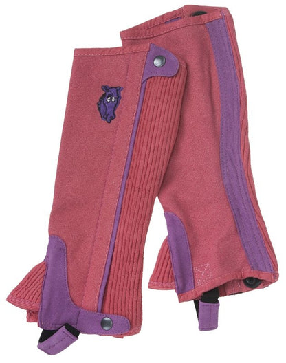 Tough-1 Kids Embroidered Half Chaps