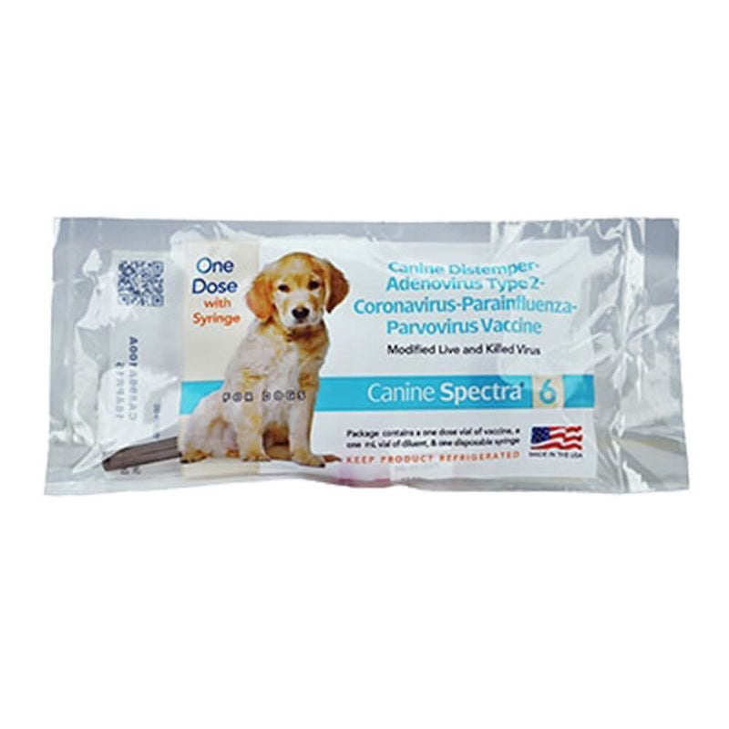 CANINE SPECTRA 6 DOG VACCINE With SYRINGE