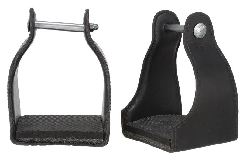 Royal King Leather Covered Endurance Stirrup