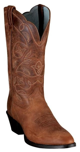 Ariat Womens Heritage Western R-Toe Boot - Russet Rebel