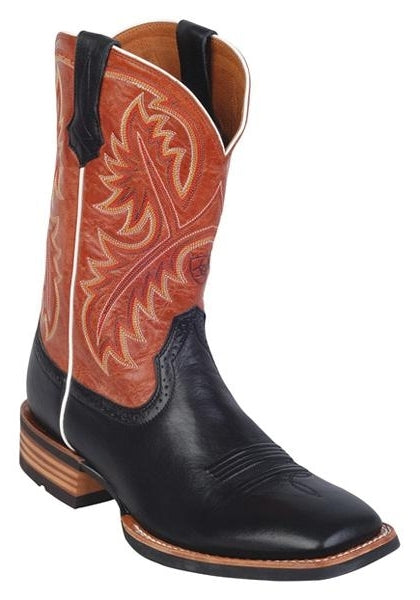 Ariat Mens Quickdraw - Black Deer Tan Adobe