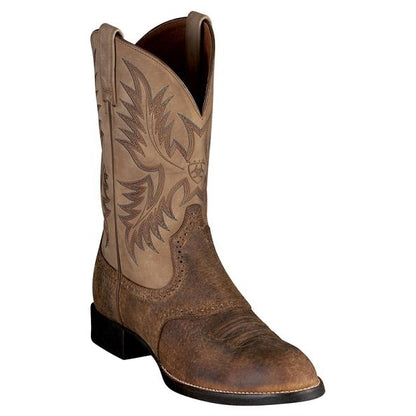 Ariat Mans Heritage Stockman - Tumbled Brown Beige