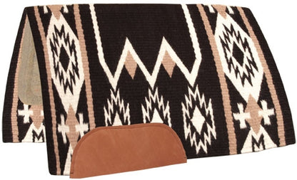 Mustang Laredo Wool Blanket with Tan Wool Bottom