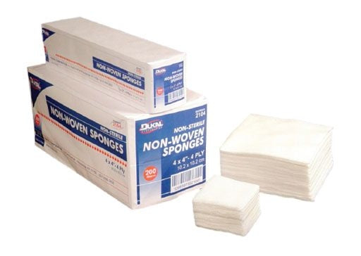 Non-Stick Non-Woven Sponge