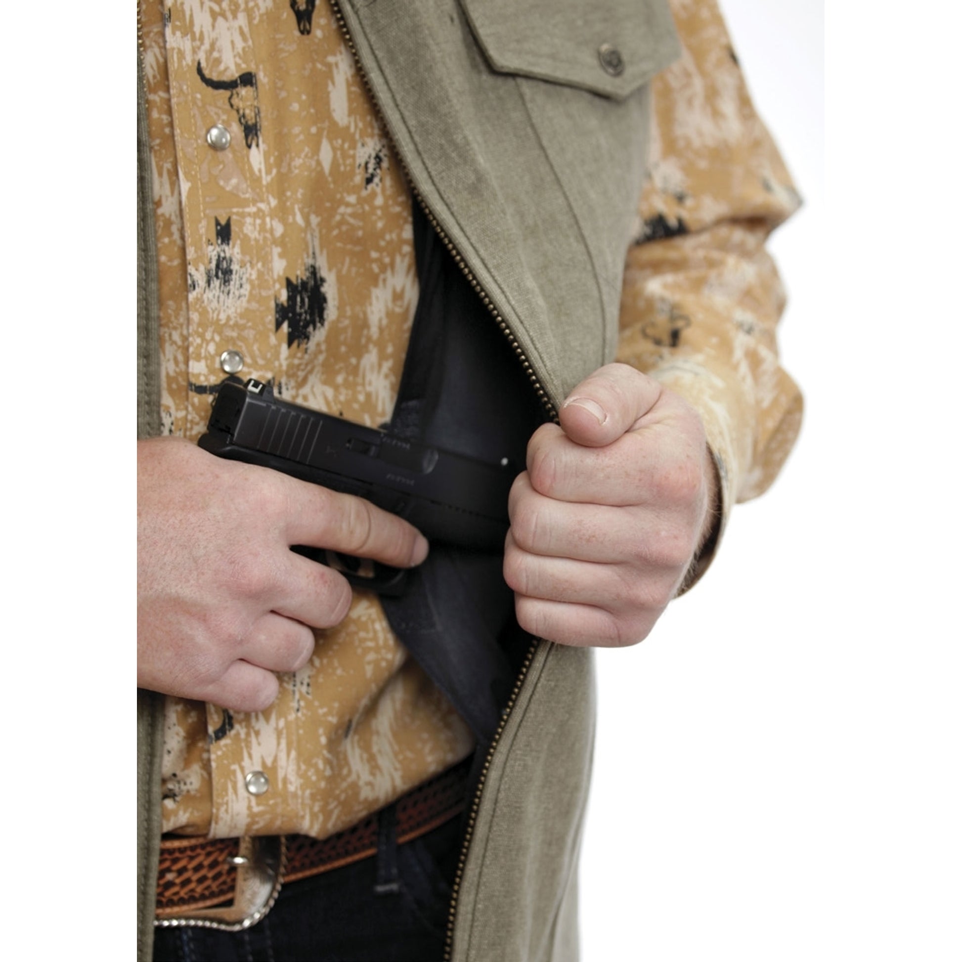 Colorado Saddlery Conceal Carry Vest -Black