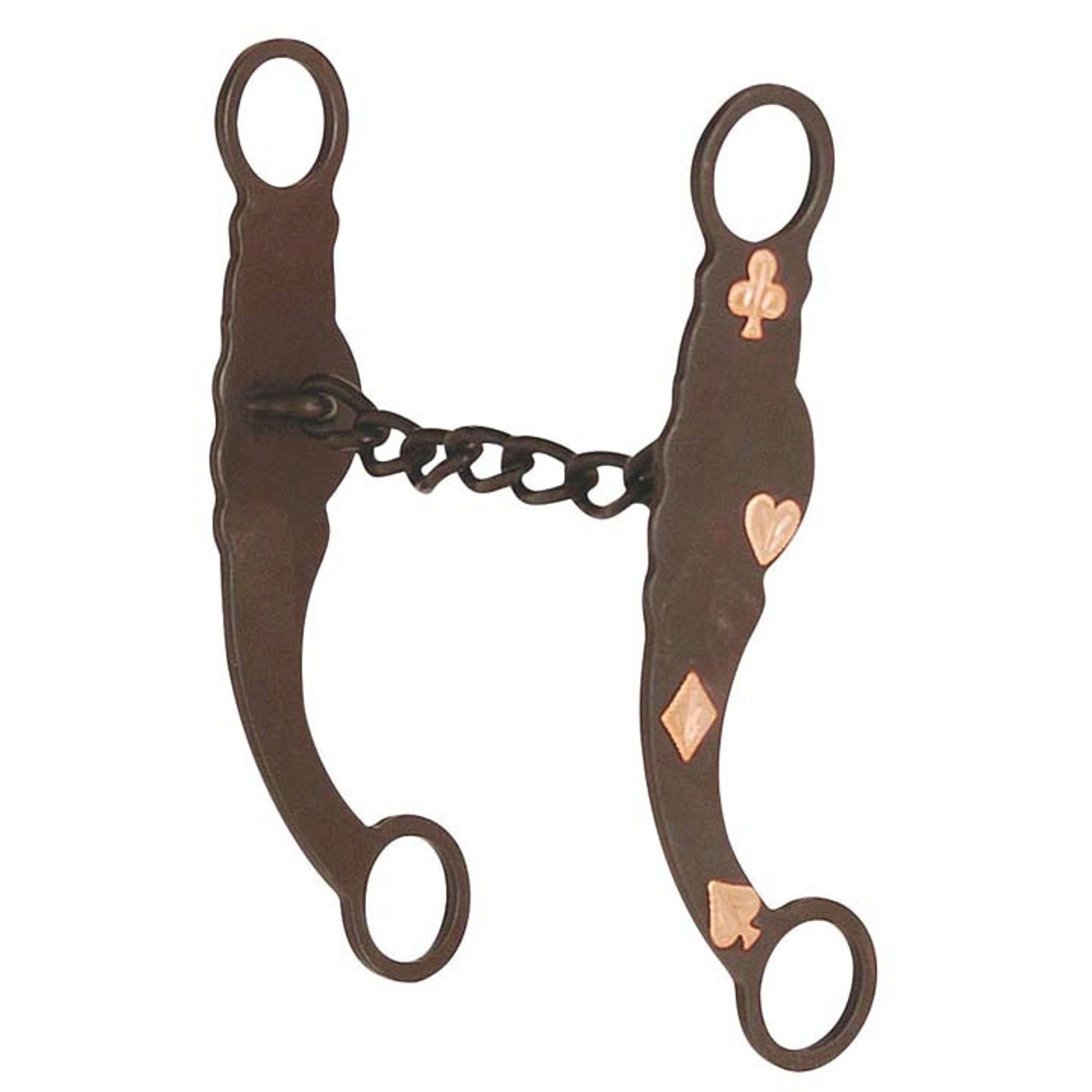 Direct Equine Antique with Copper Gambler Chain