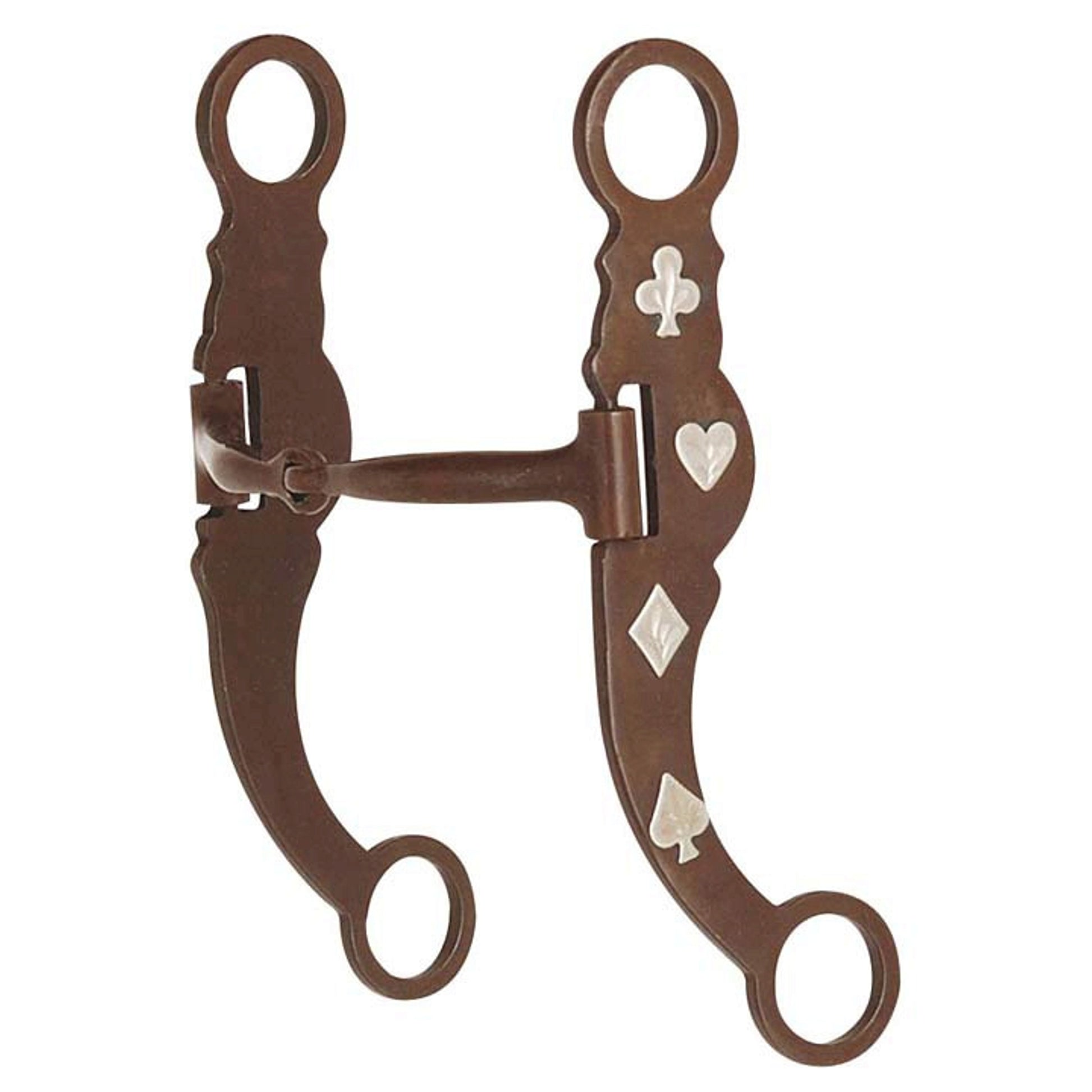 Direct Equine Antique with Silver Gambler Snaffle