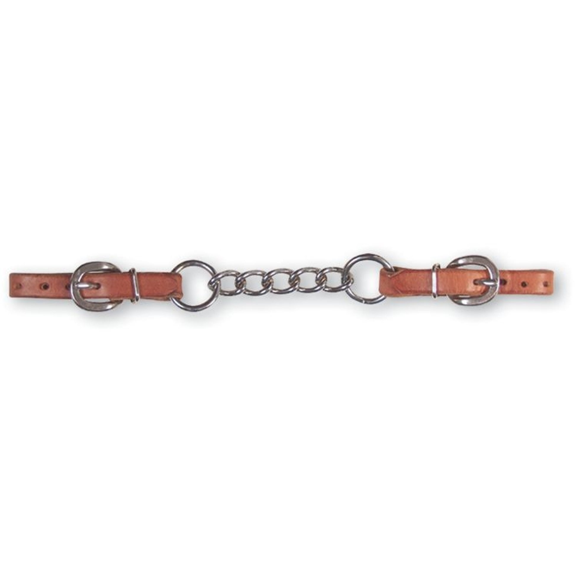 Classic Equine Curb Strap with Stainless Steel Links