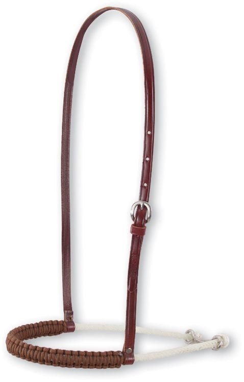 Martin Saddlery Rope Noseband with Braided Nylon Cover