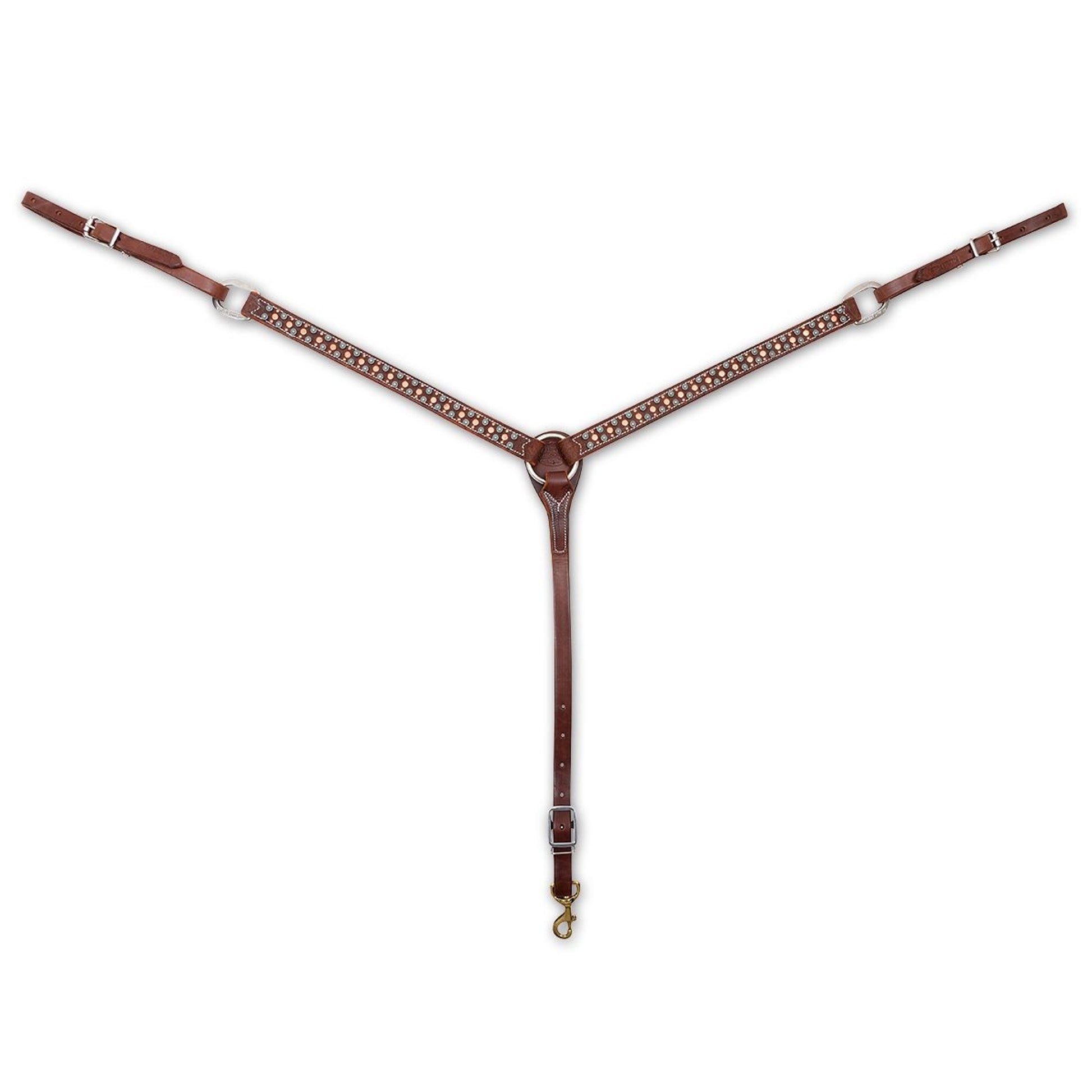 Martin Turquoise & Copper Dots Breast Collar