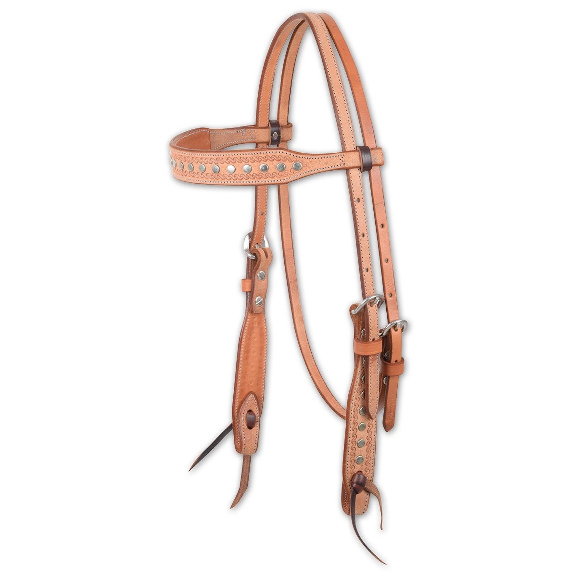 Martin Corkscrew Border Browband Headstall