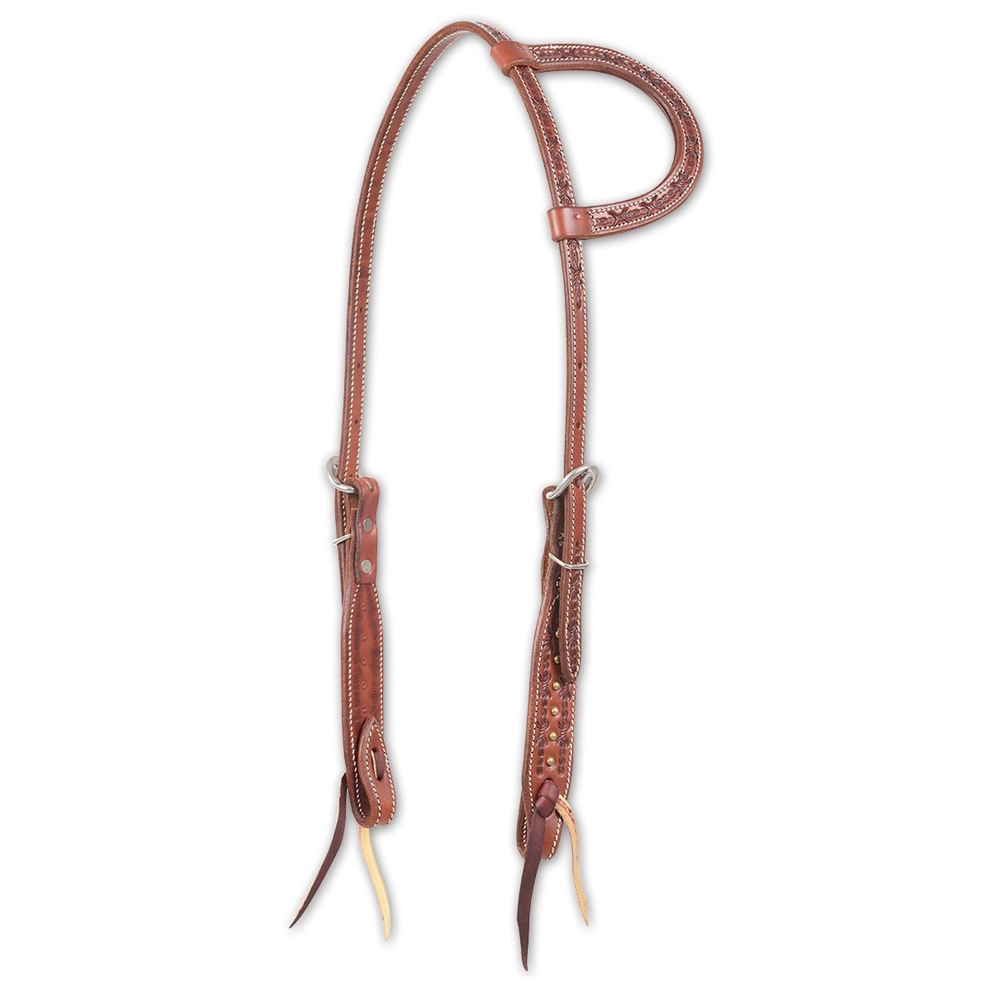 Martin Barbwire Brass Dots Slip Ear Headstall