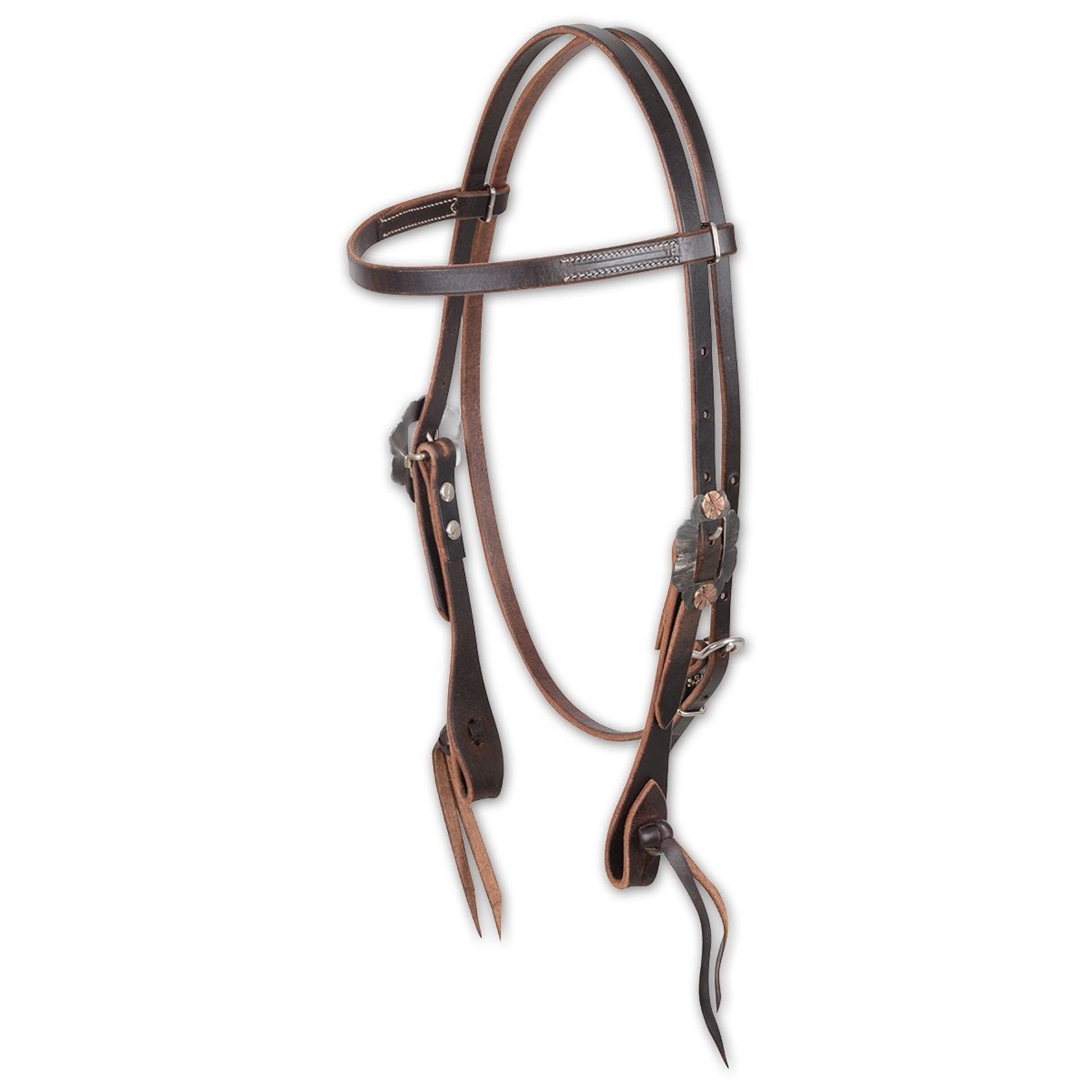 Martin Cowboy Copper Cross Browband Headstall