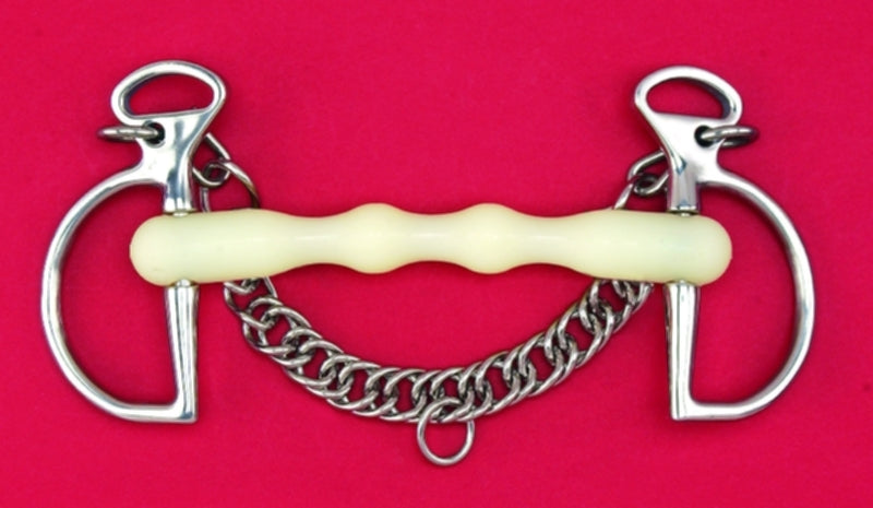 Happy Mouth Shaped Mullen Mouth Kimberwick Bit
