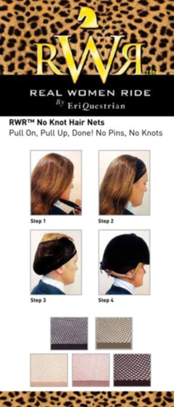 Real Women Ride No Knot Hair Net