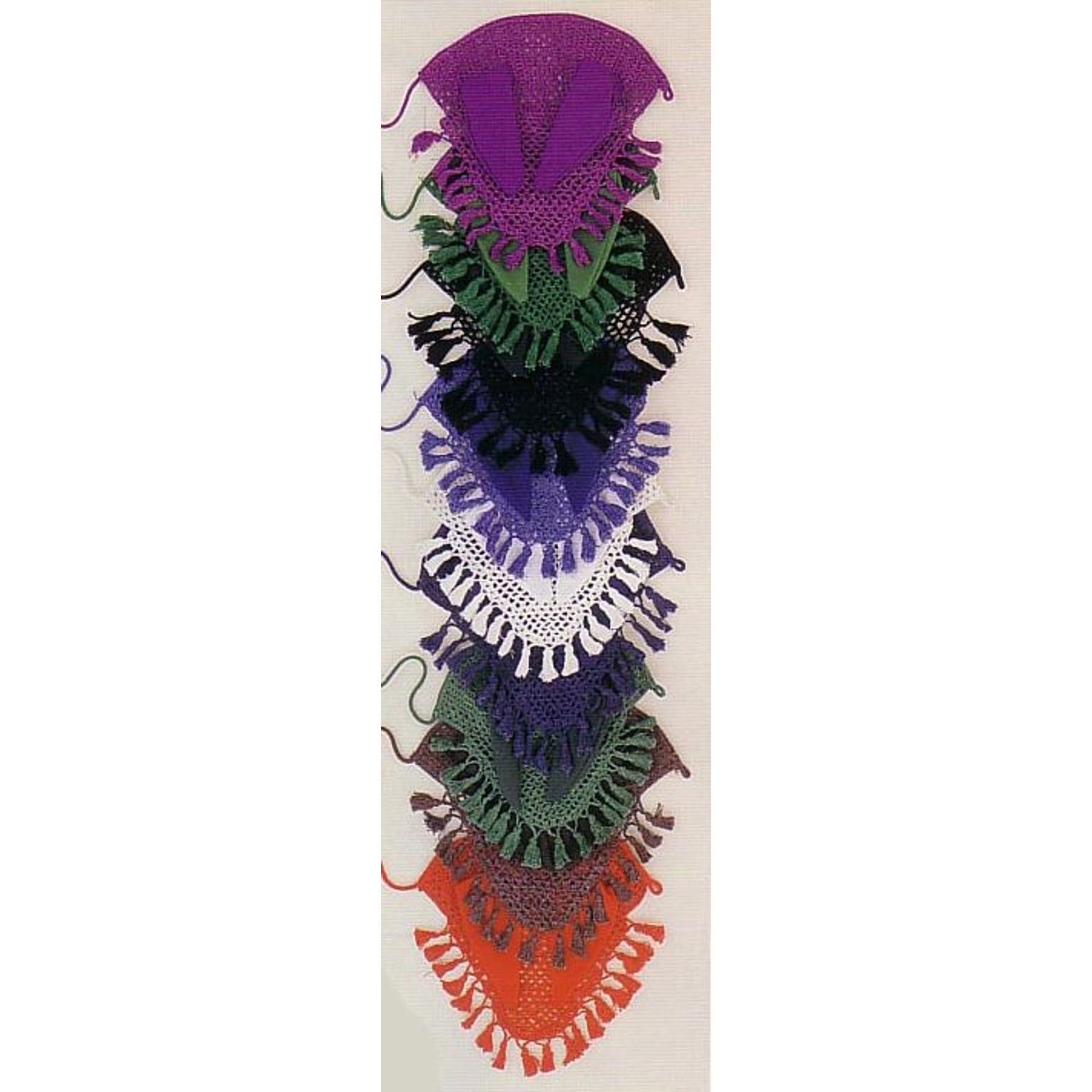 Horse Fare Crochet Ear Net-Tassels