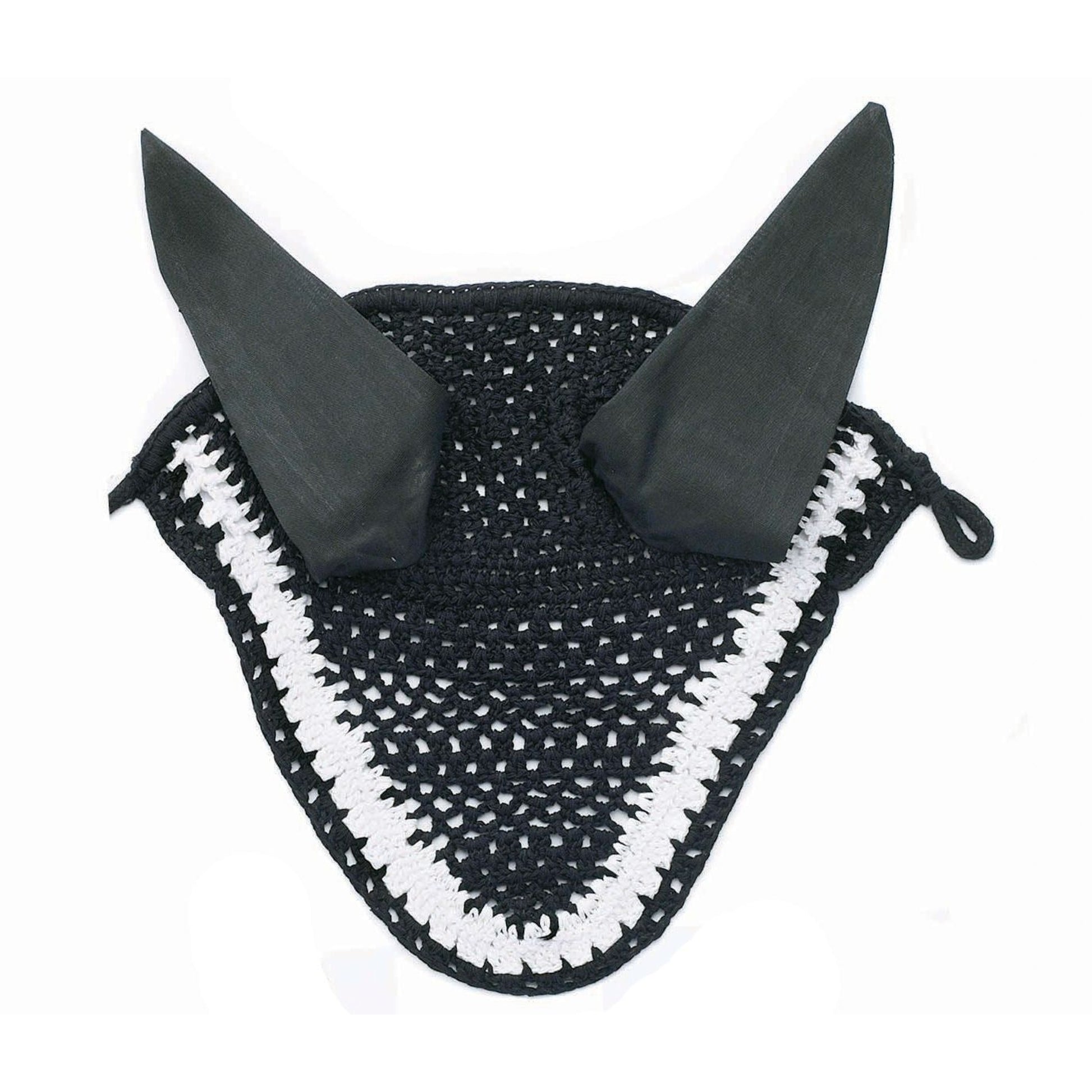 Horse Fare Two Tone Crochet Ear Net