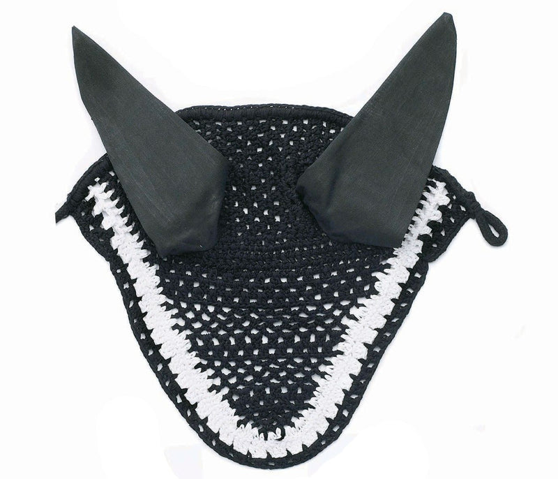 Horse Fare Two Tone Crochet Ear Net