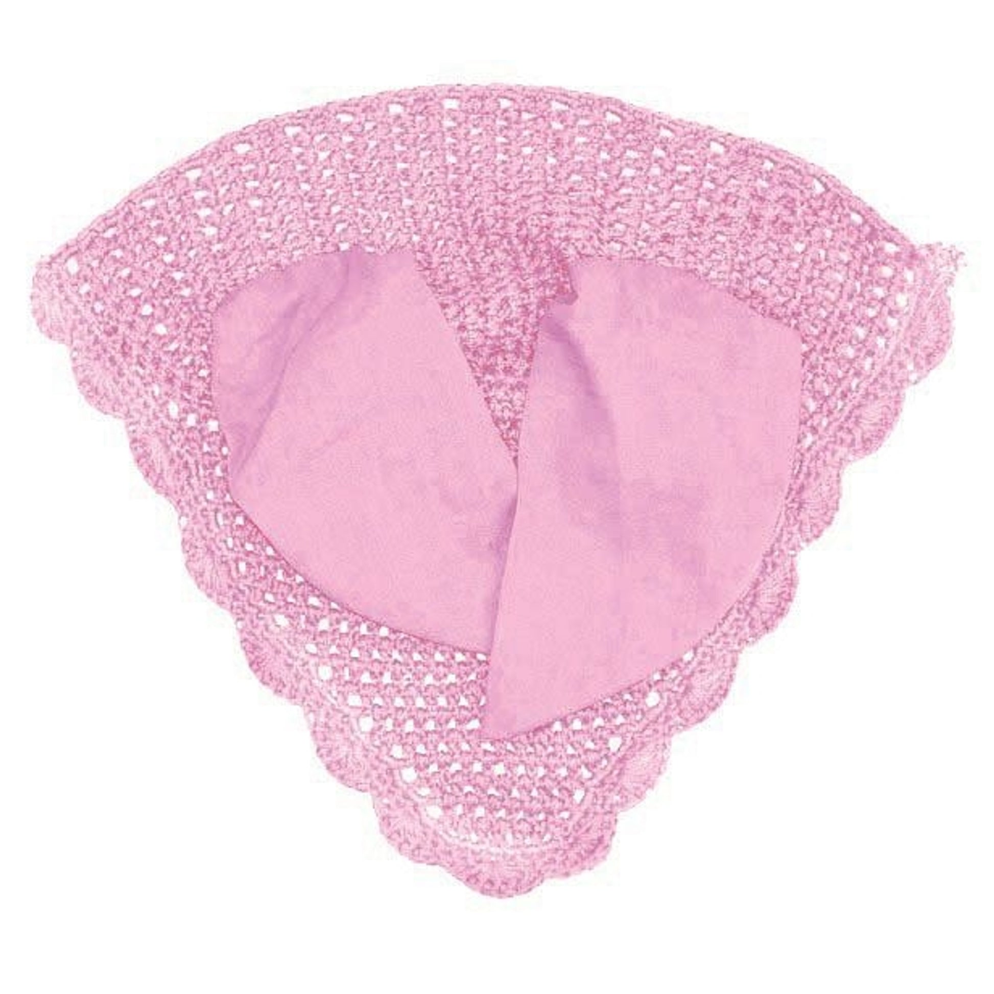 Horse Fare Crochet Scallop Ear Net