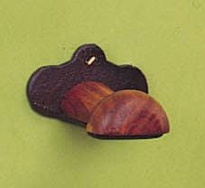 Horse Fare Cast Iron & Wood Strap Hook
