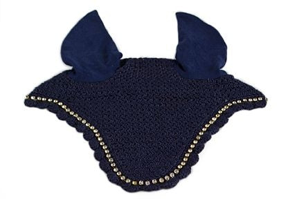 Horse Fare Ear Net - Bling