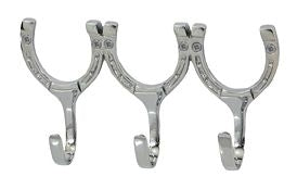 Horse Fare Triple Horseshoe Hook