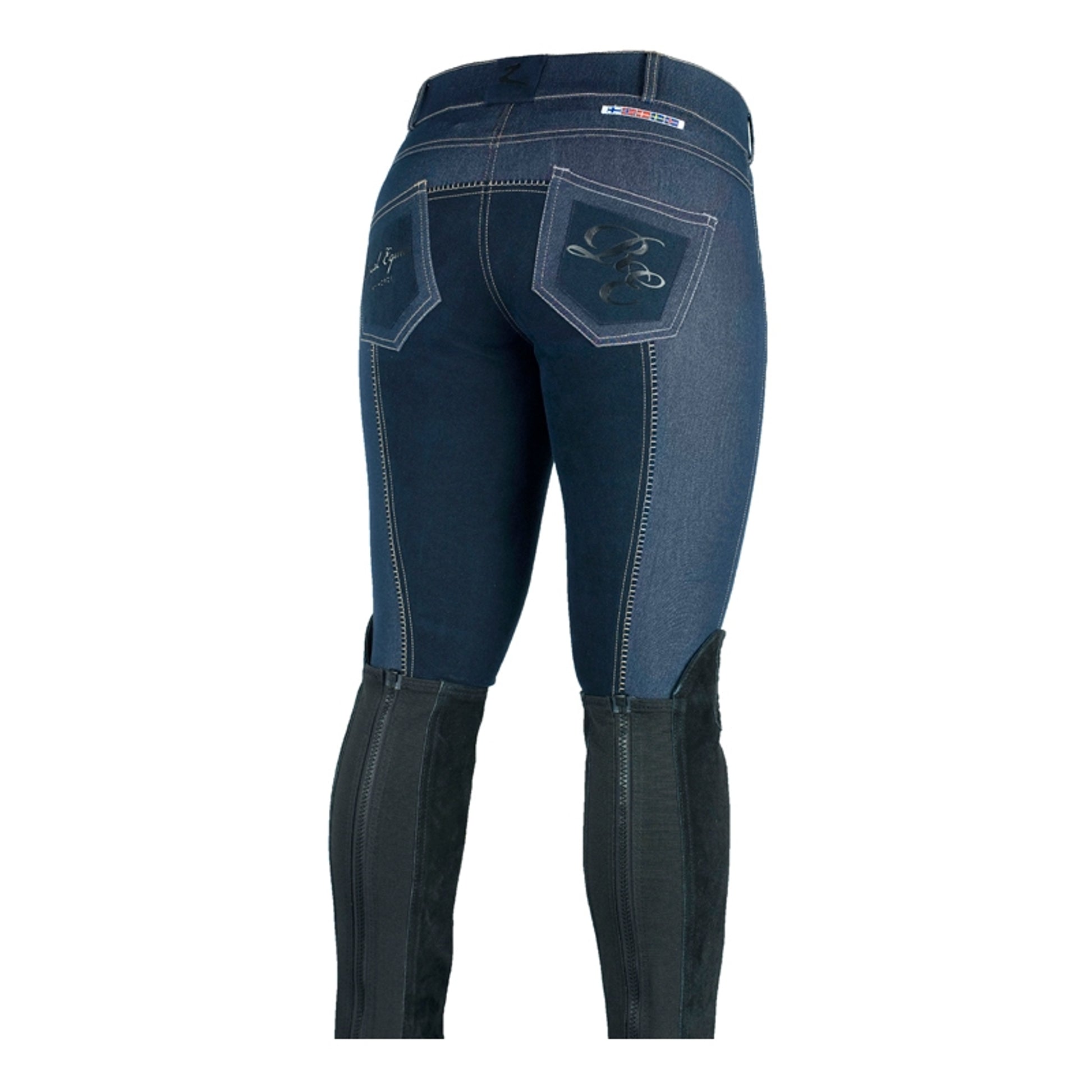 HorZe Denim Breeches Royal Equus Fullseat