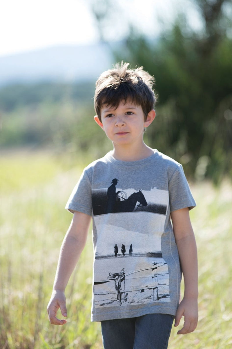 Horseware Novelty Tee - Boys, Grey