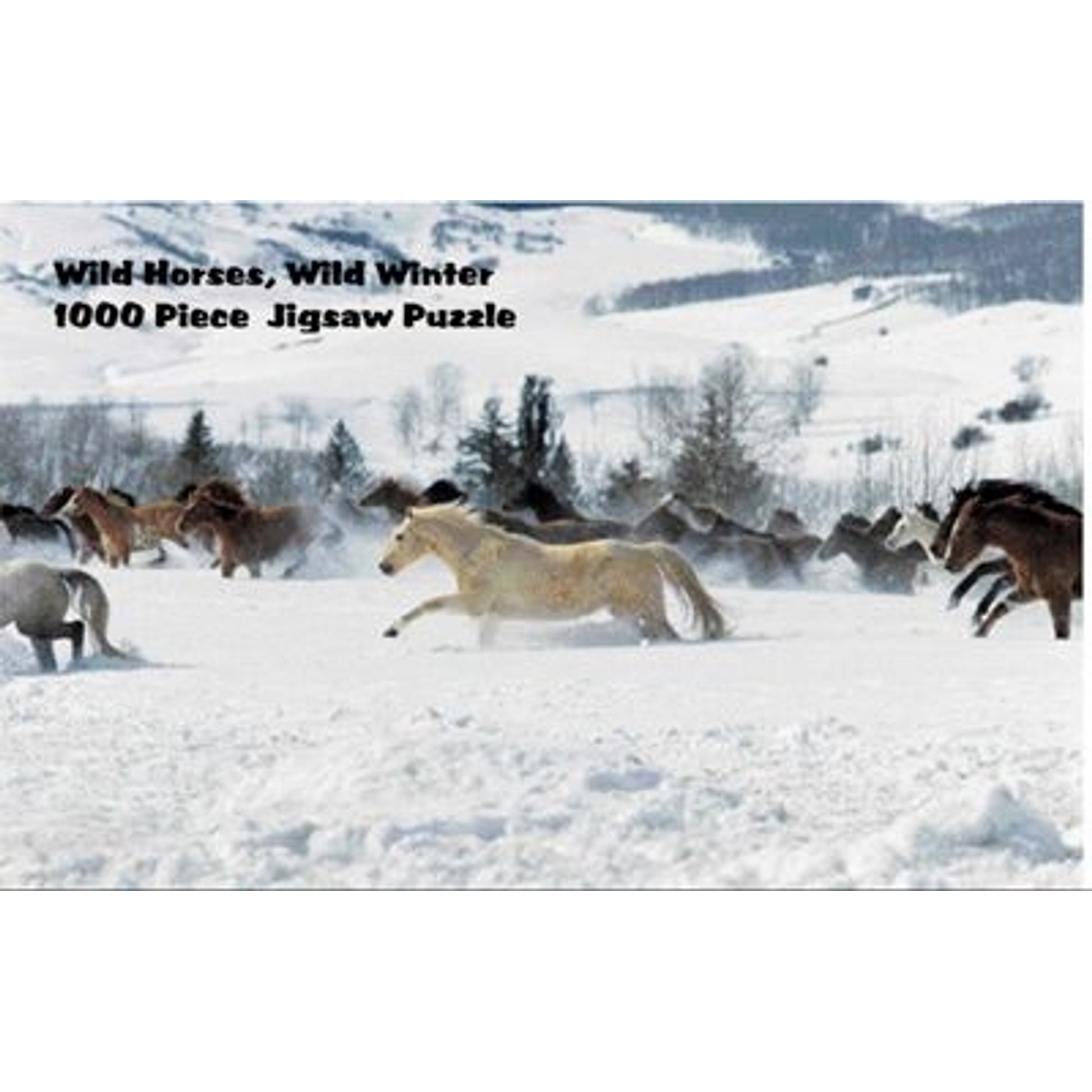 Puzzle - Wild Horses,Wild Winter 1000 Pc
