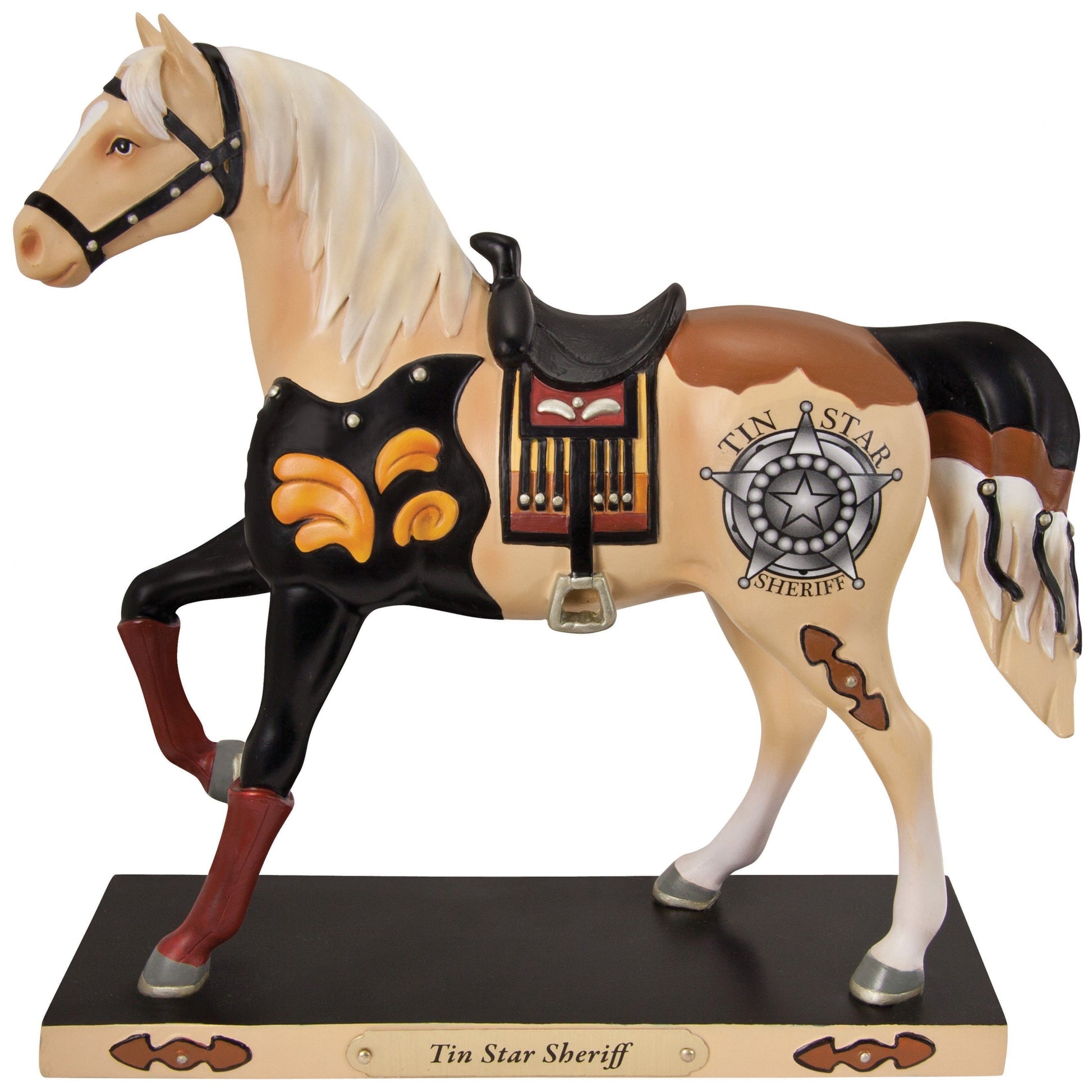 The Trail Of Painted Ponies Tin Star Sheriff Figurine