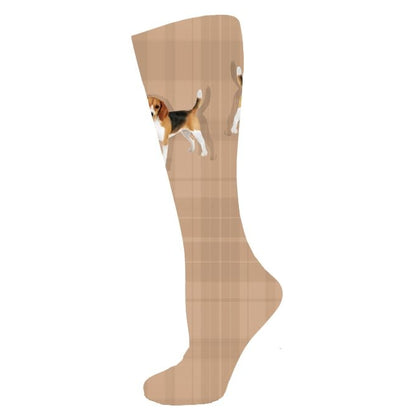 InkStables Beagle Tall Boot Socks - Ladies