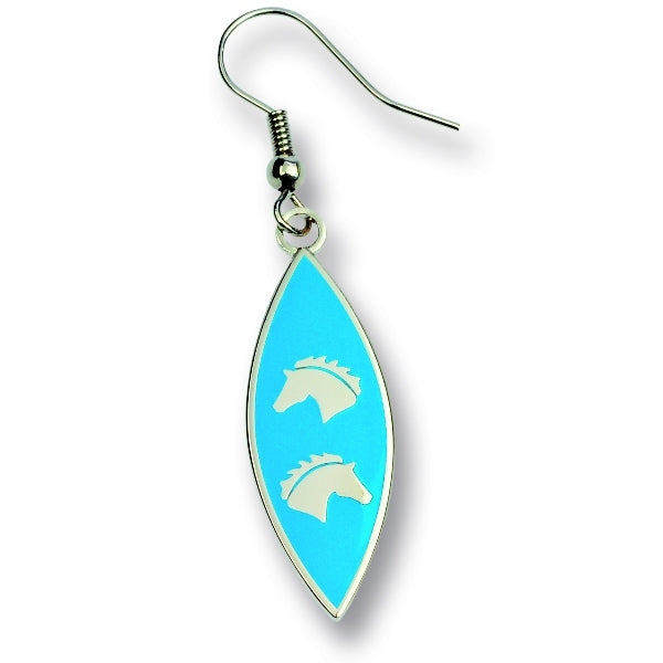 Horse Heads Dangle Earrings
