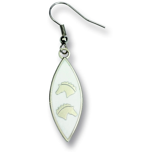 Horse Heads Dangle Earrings