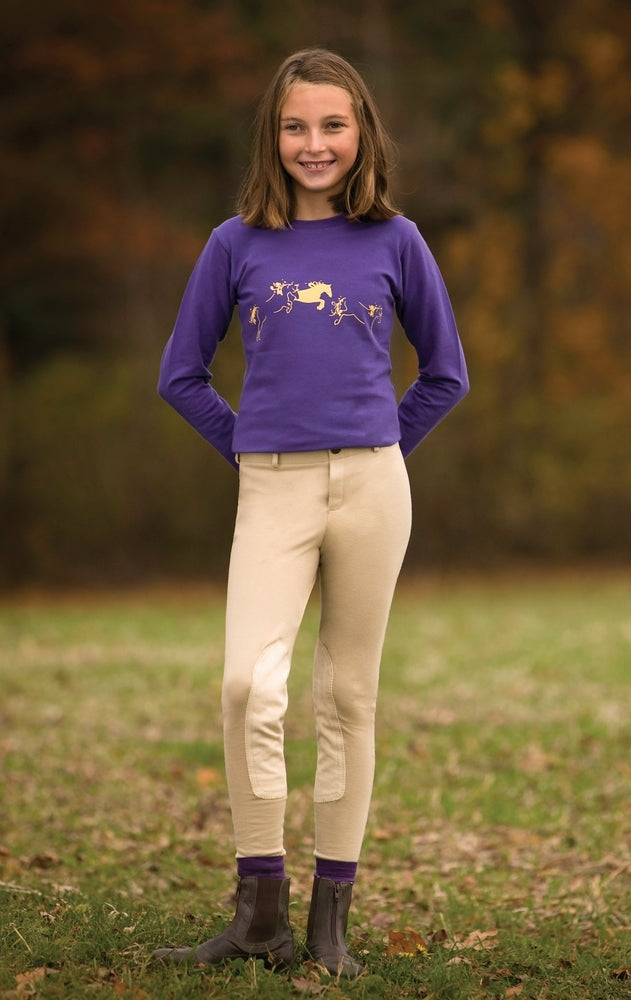 TuffRider Kids EcoGreen Bamboo Tights