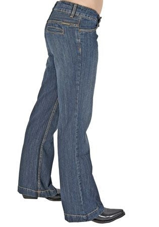 Stetson Ladies Denim City Trousers - Long
