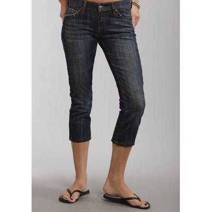 Stetson Ladies Slim Leg Denim Crops
