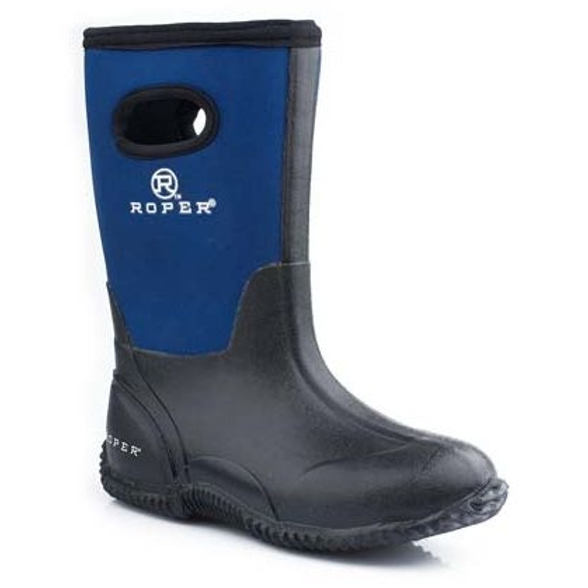 Roper Girls Tall Neoprene Barn Boots - Blue