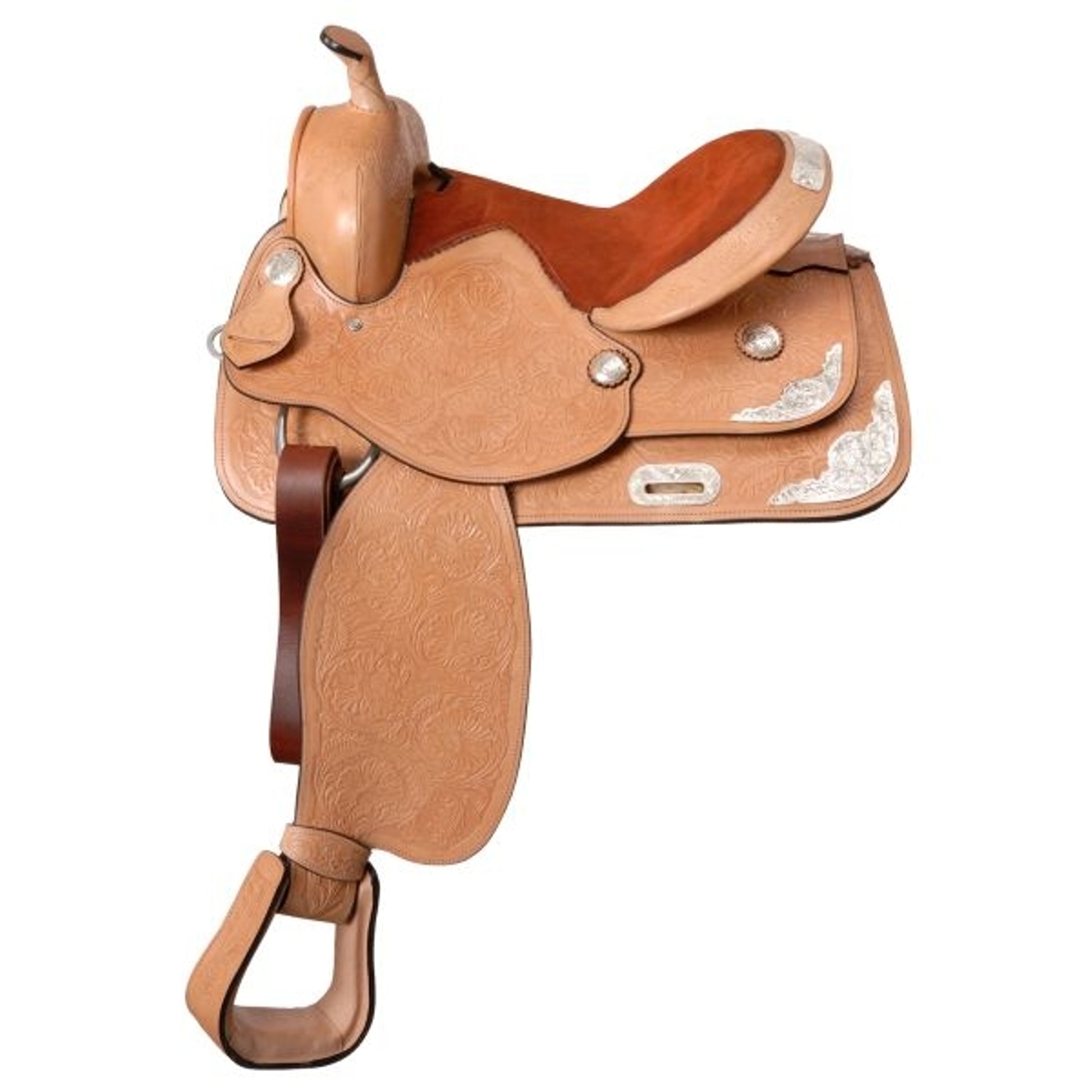 King Series Lancaster Show & Trail Saddle with Silver