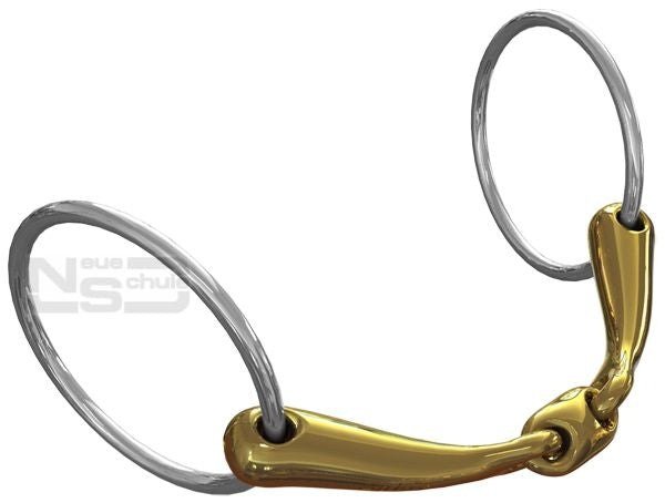 Neue Schule Trans Lozenge 70mm Loose Ring Snaffle - 18mm