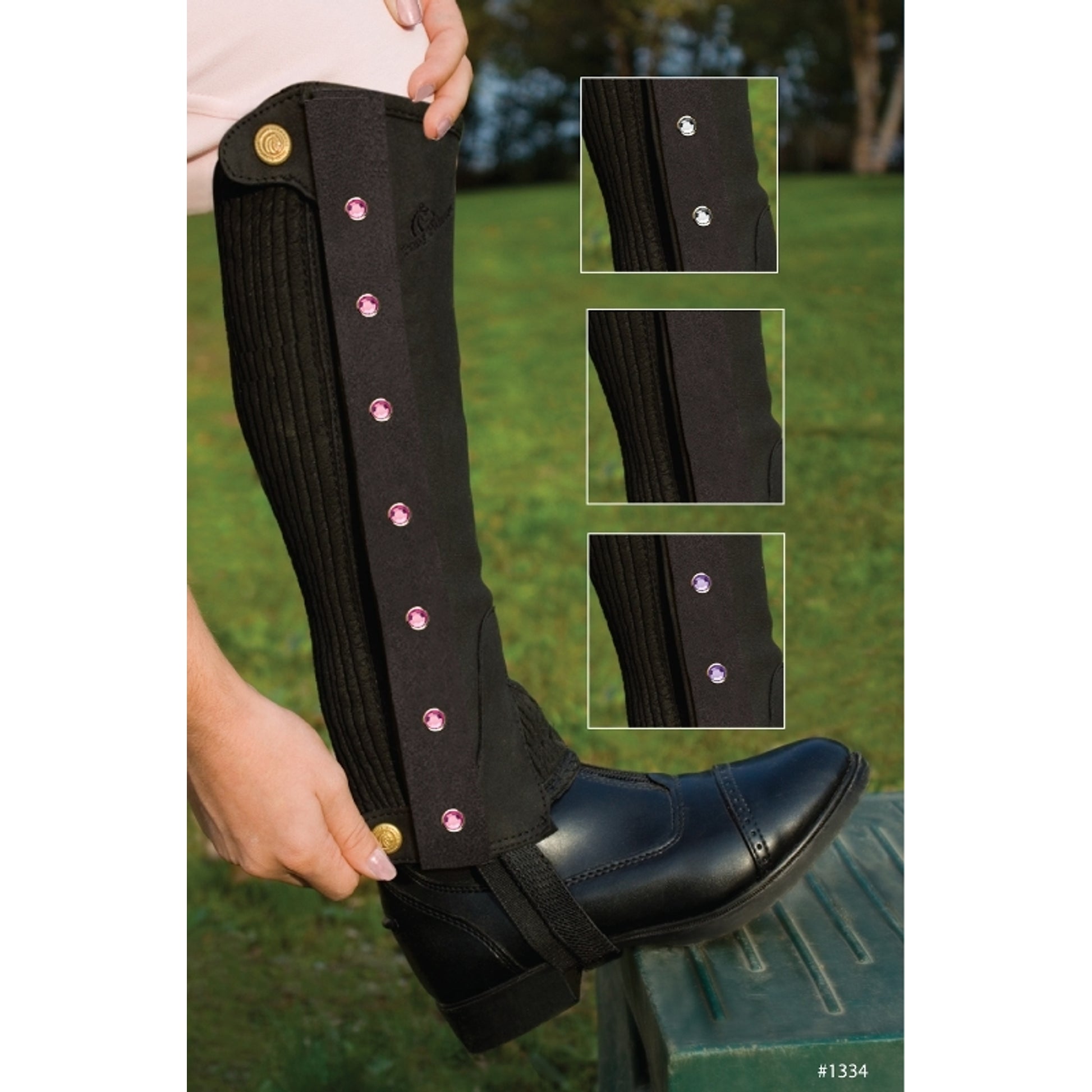 Perri's Pony Palooza Bling Zipper Half Chaps