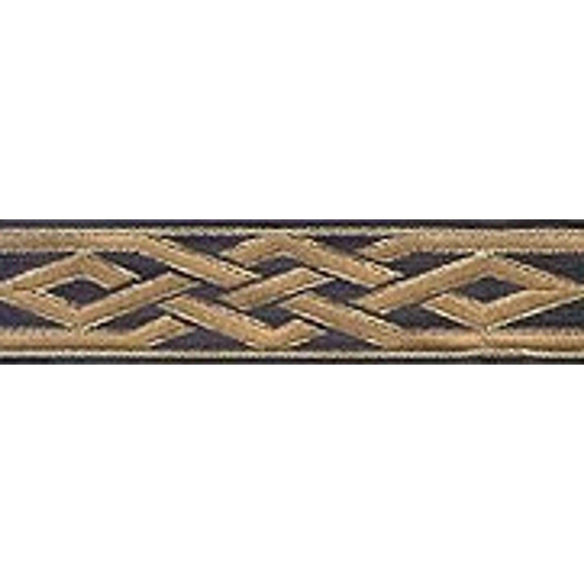 Equine Couture Show Shirt Black/Gold Braid