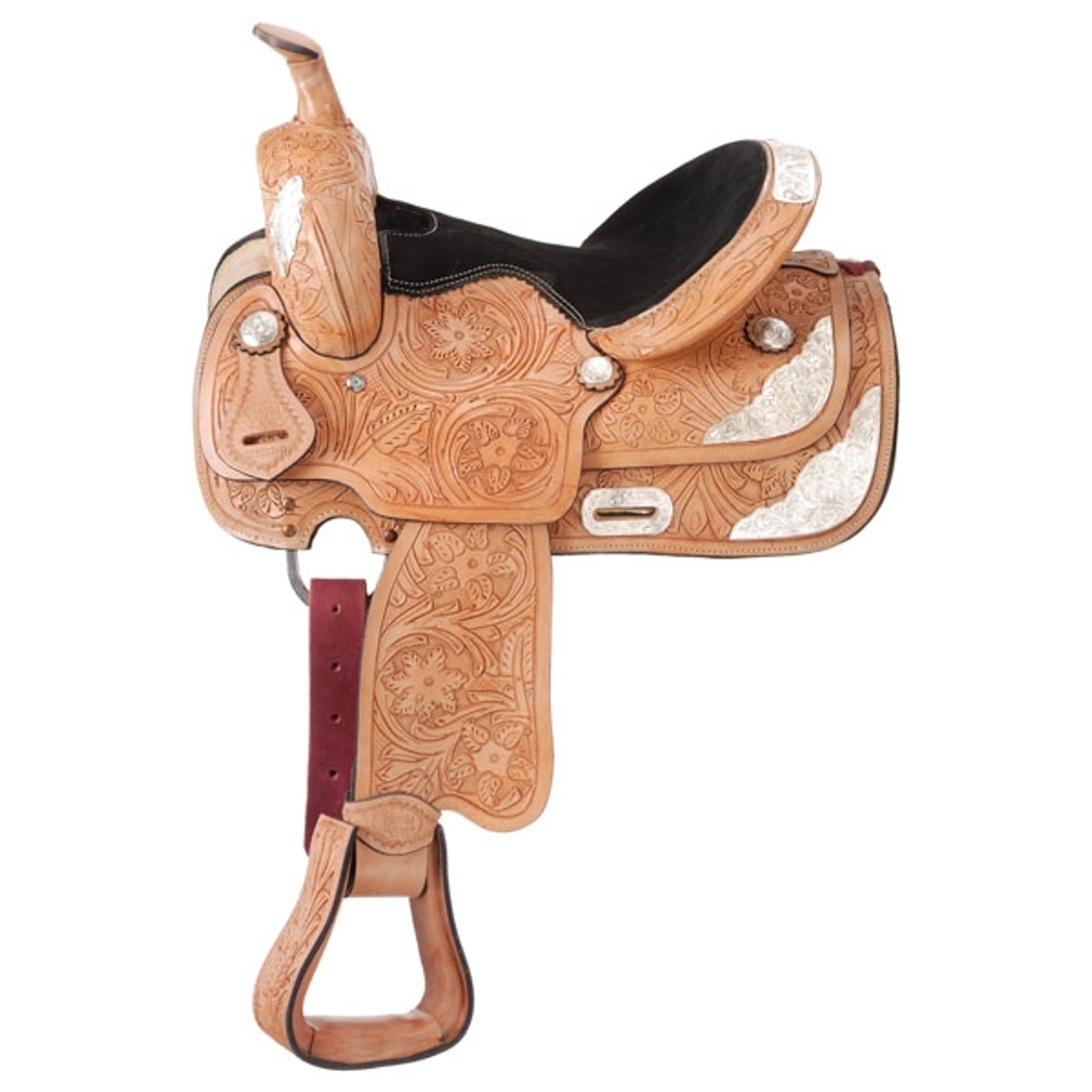 Royal King Santo Silver Youth Show Saddle