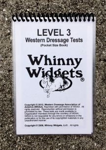 Whinny Widgets 2015 Western Dressage Test Book - Level 3